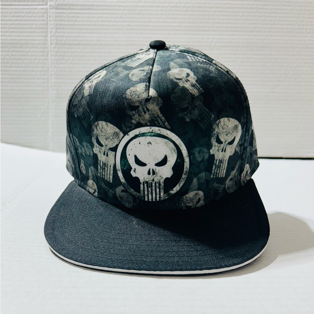 Marvel Punisher Skull Pattern Snapback Hat